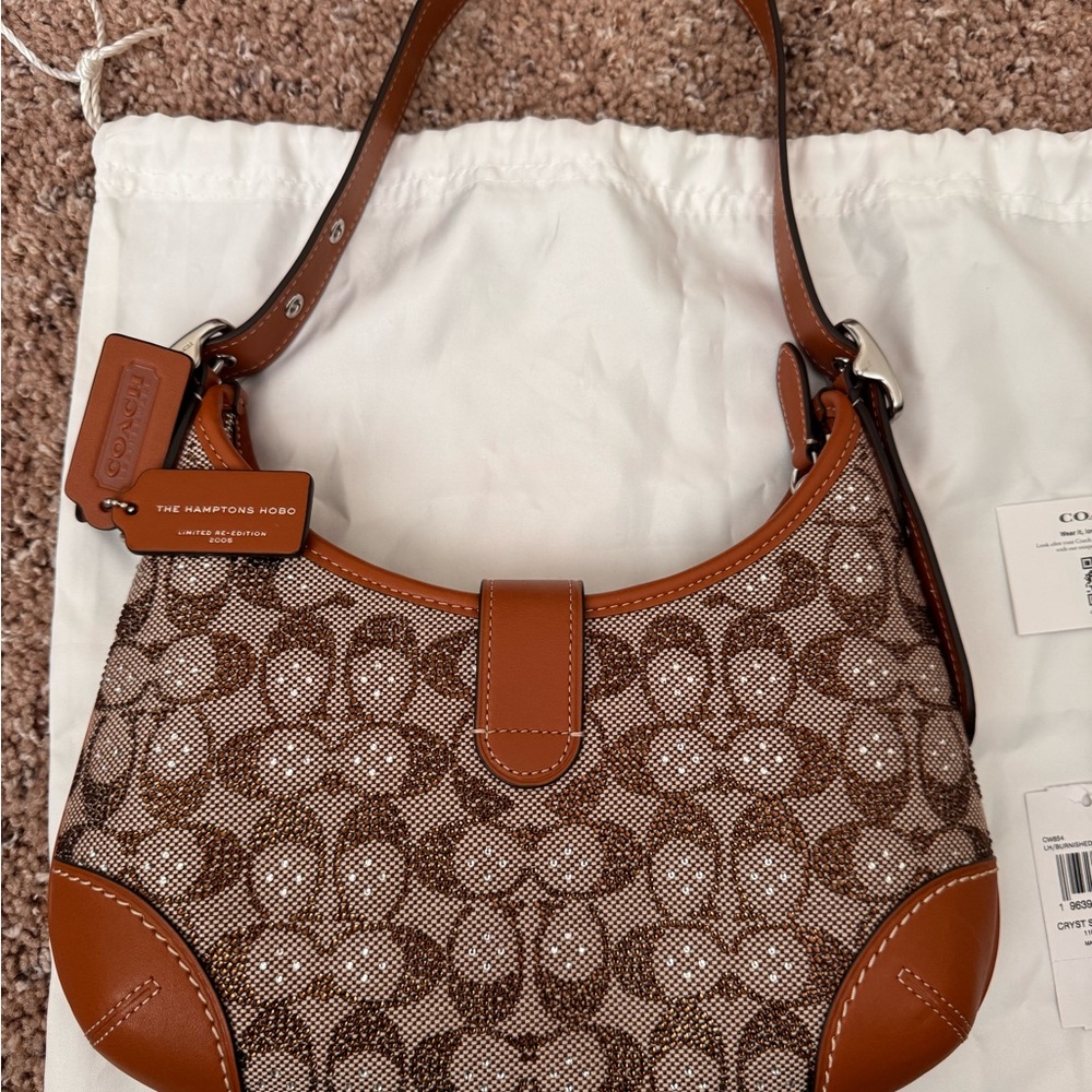 Coach Hampton Crystal Hobo Bag - Picture 4 of 6